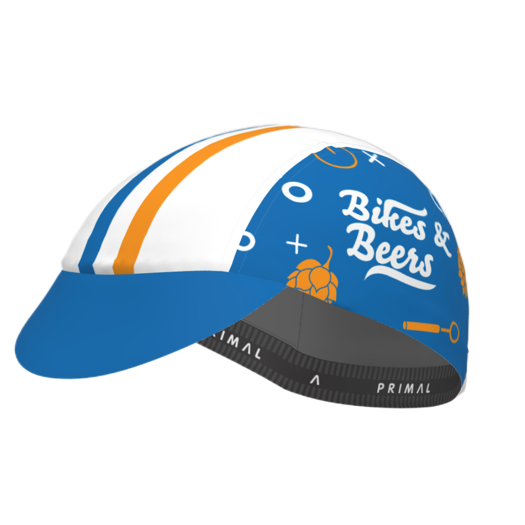beer can bike helmet Hats & Caps – Bikes & Beers
