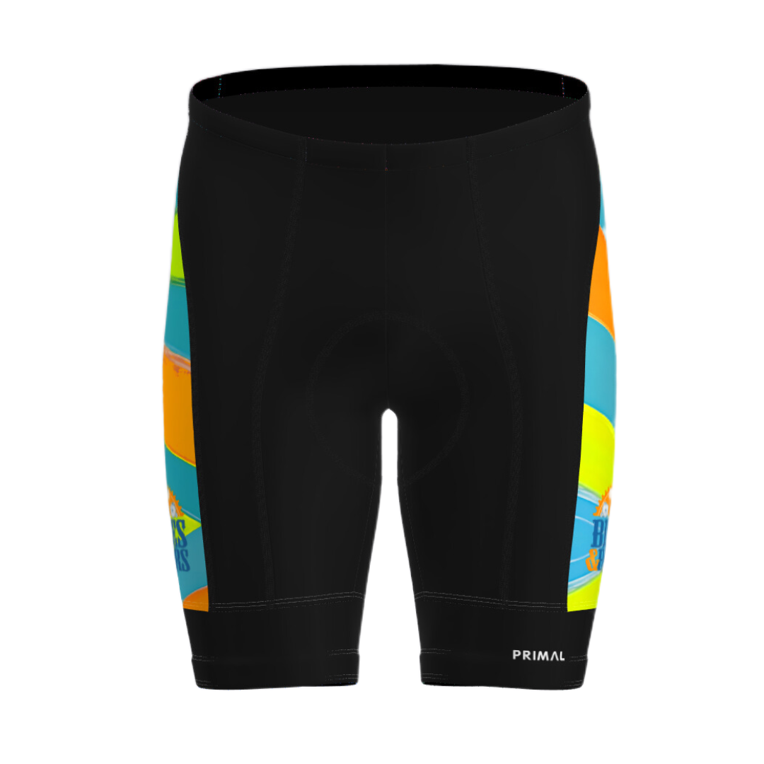 Vibrant Stripes Cycling Shorts