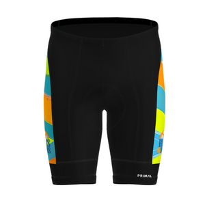 Vibrant Stripes Cycling Shorts