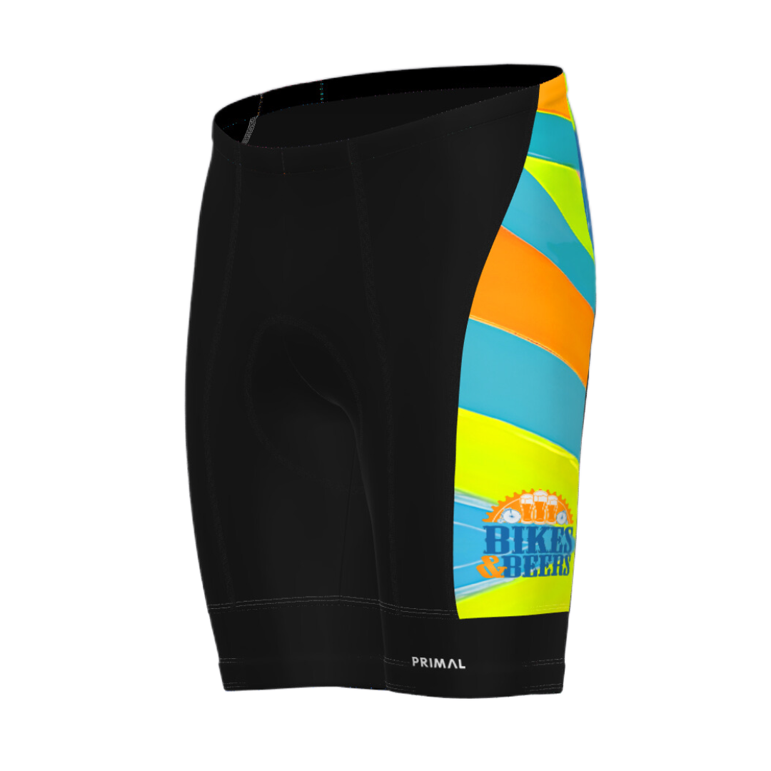 Vibrant Stripes Cycling Shorts