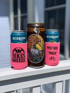 Bikes & Beers Koozie - Set of 4 Multi Color