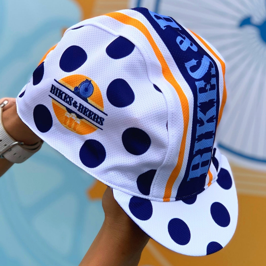 Polka Dot Cycling Cap
